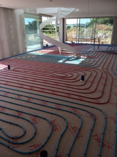 plancher chauffant Villette d'Anthon